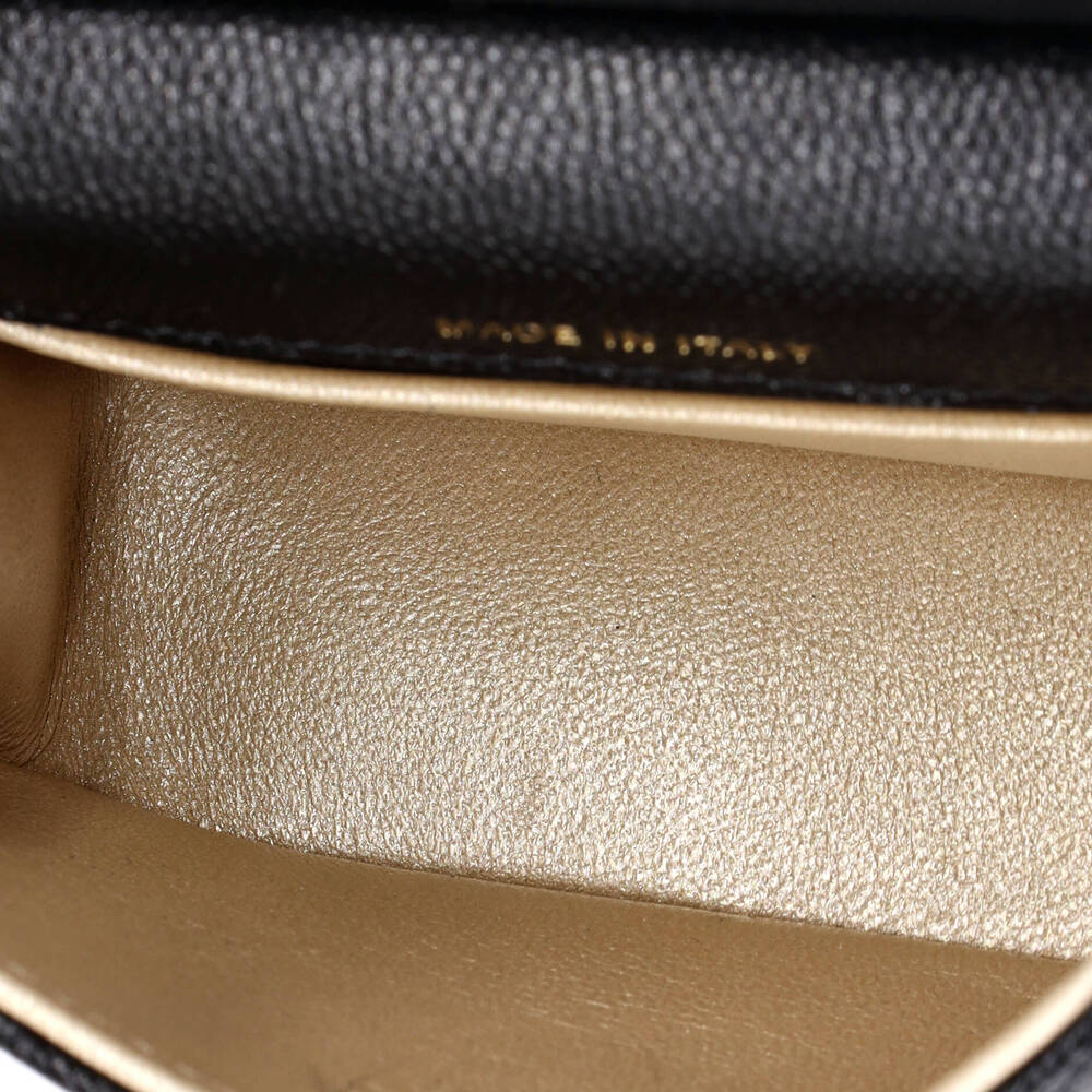 Chanel Cc Frame Flap Clutch With Chain #259208C33B - Picture 5 of 6